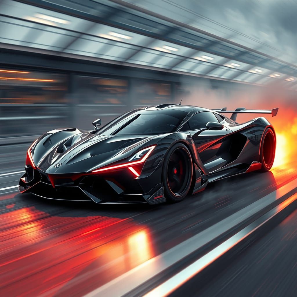 Supercar  by @EowElysion