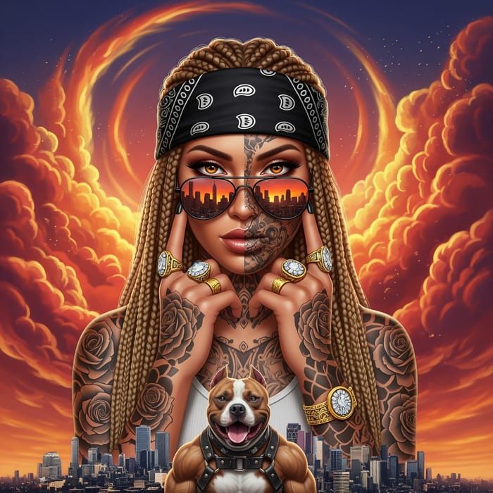 Beautiful sky kuru designs in the colors of red,, orange and...