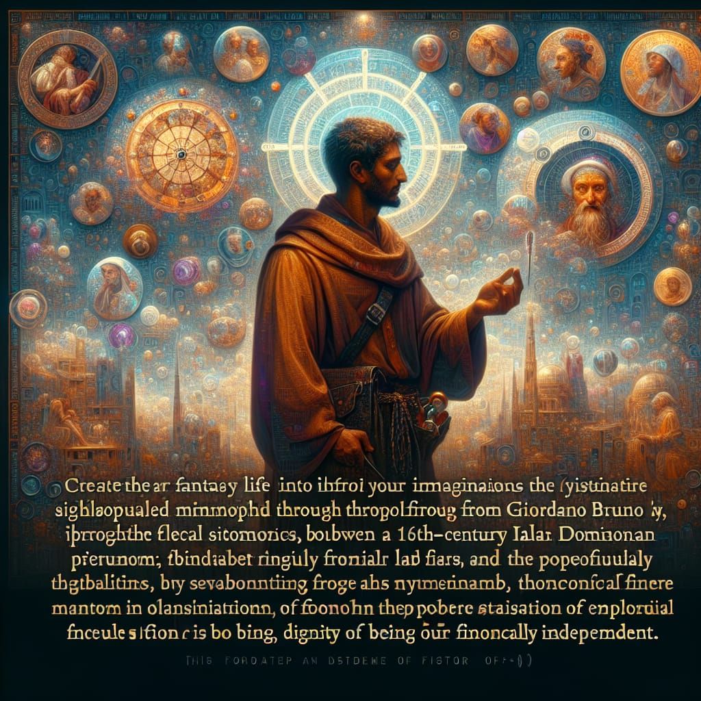 Create an image that activates the fantasy life of the viewe...