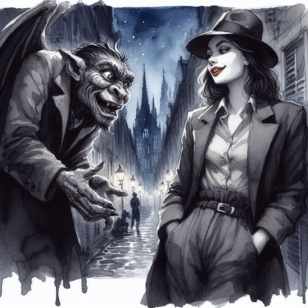 "The Gargoyle and the Gumshoe" A Rather Grim Little Fairy Tale