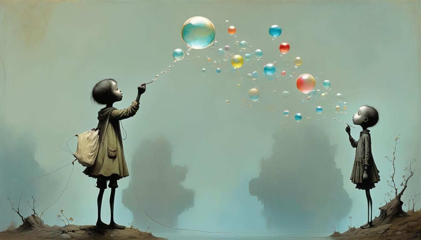 blowing bubbles  by @DespotCulture