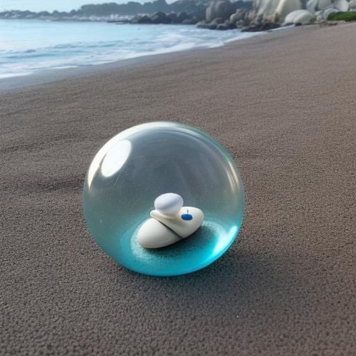 Bubble on the Beach