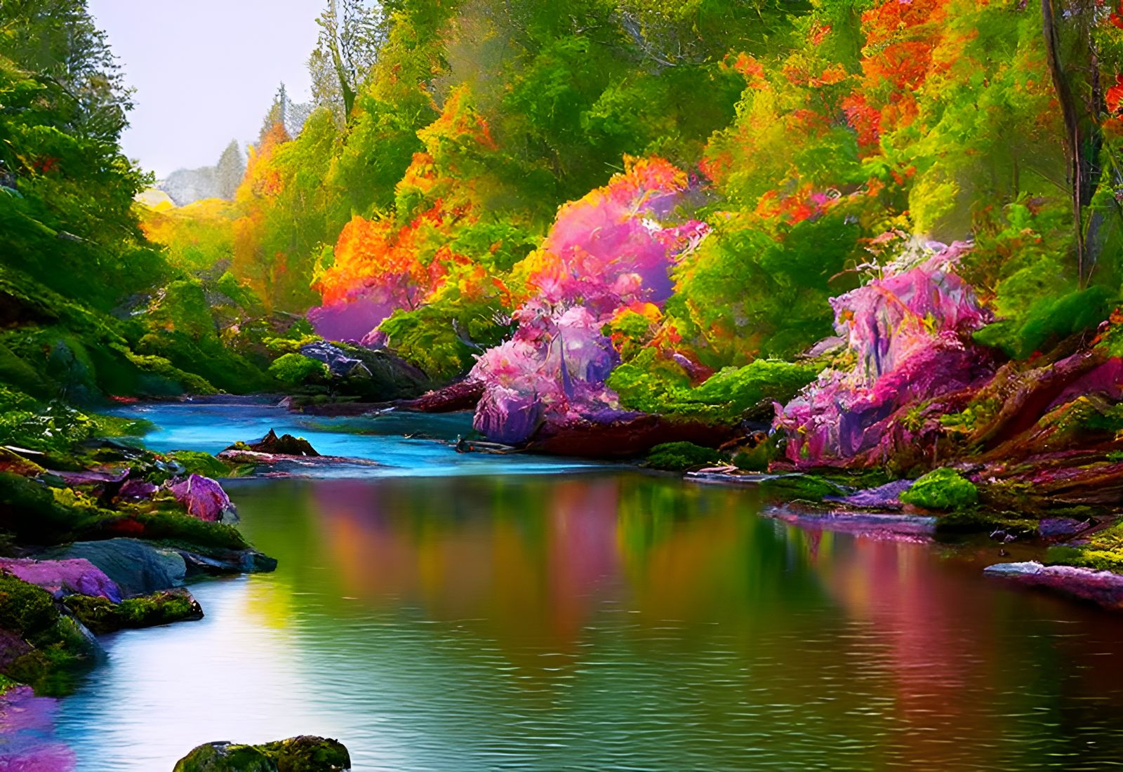 Hyperrealistic Natural Landscape Photography in 8K