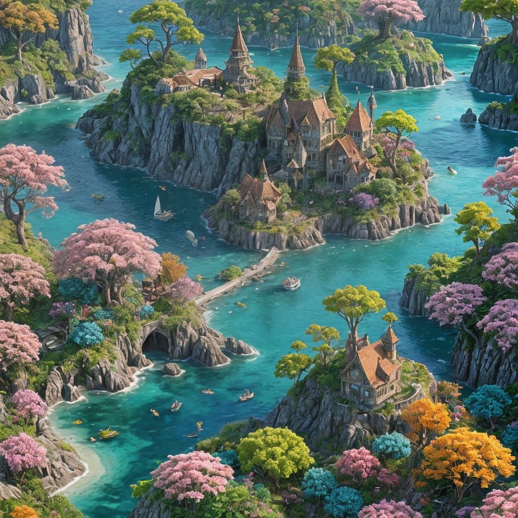 Fantastical Fairy Cottage on a Tropical Island