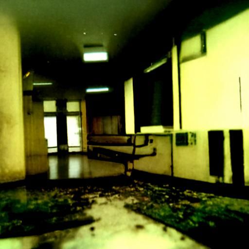 Abandoned Hospital Hall