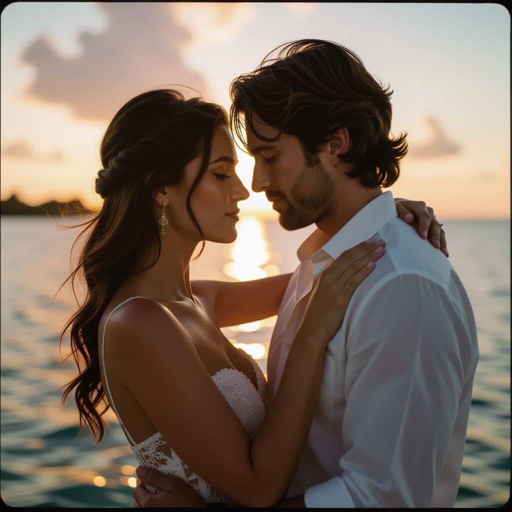 Cinematic Cherry Duet in Dramatic Lighting