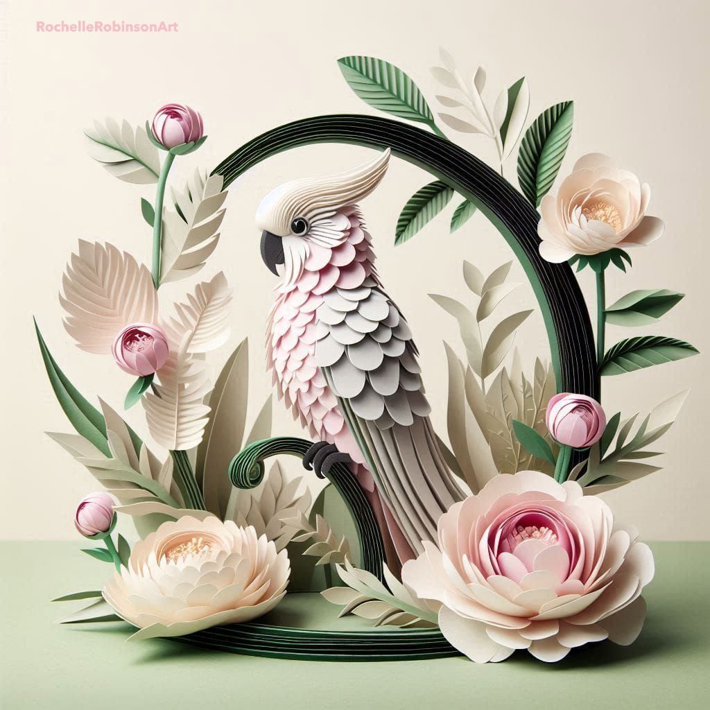 Cockatoo - Paper Art