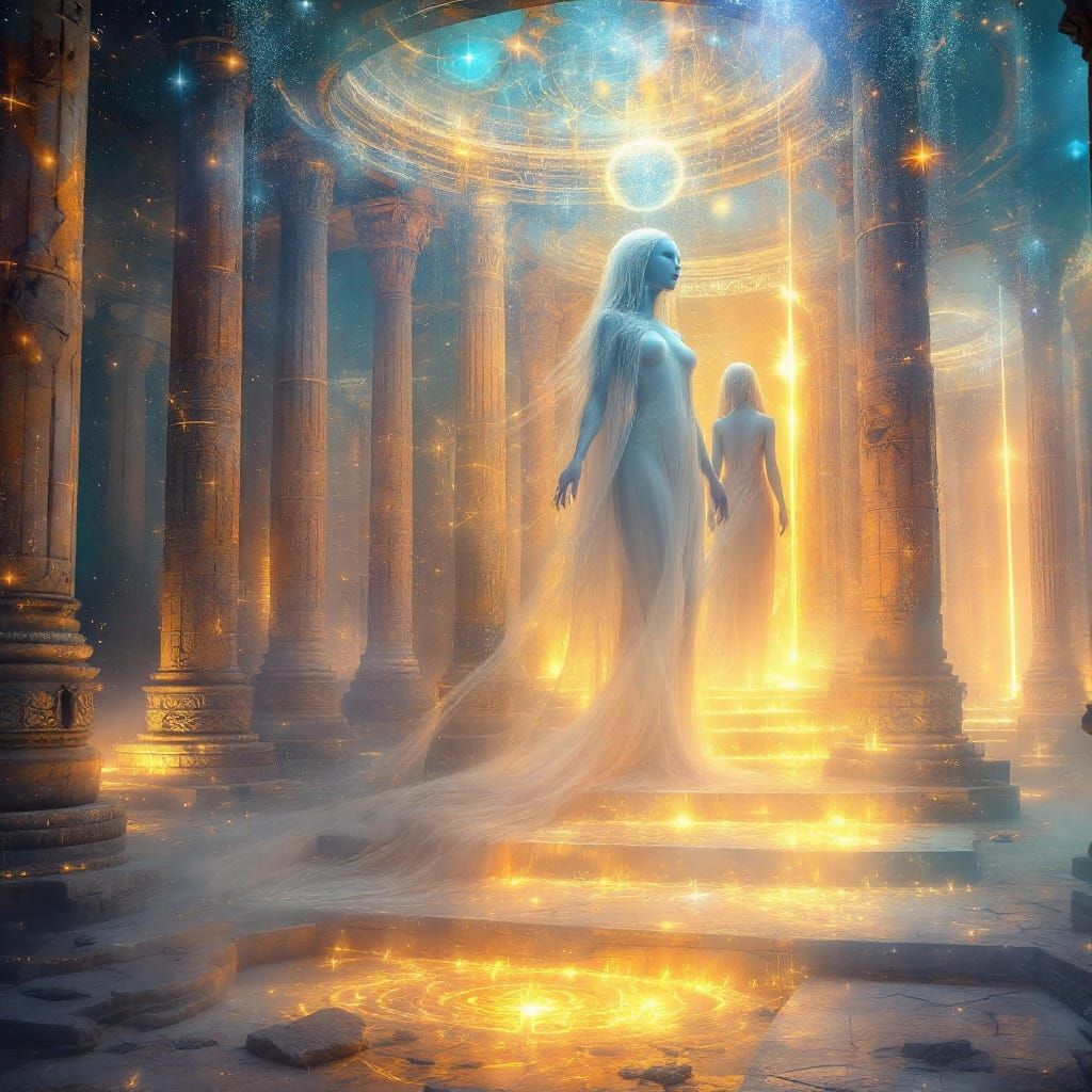 Interstellar emissaries incarnating through human vessels in Atlantis (especially in the region of today’s Azores and Canary Islands). Their...