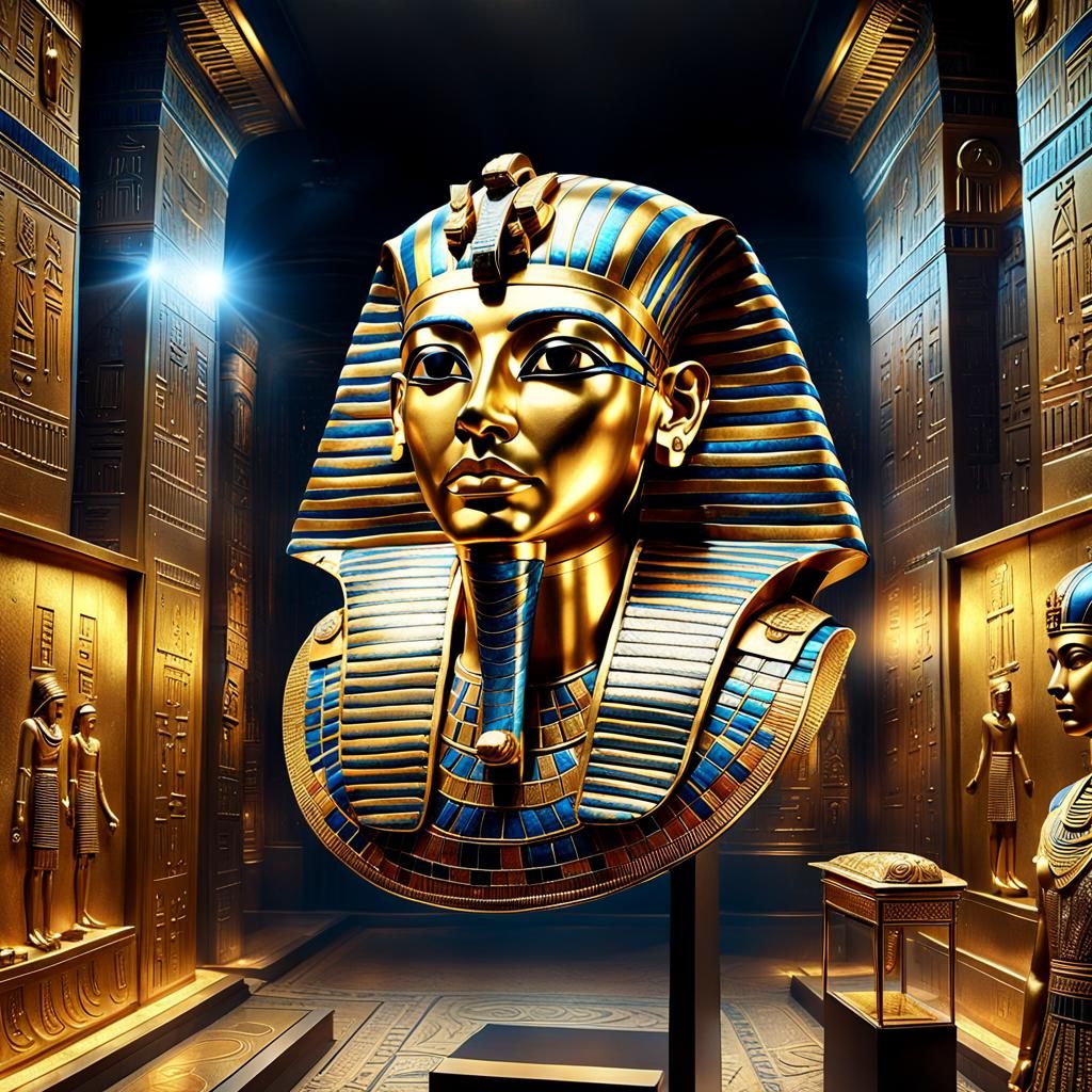 Golden mask of Tutankhamun