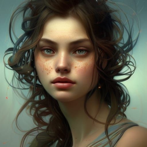 Young goddess - AI Generated Artwork - NightCafe Creator