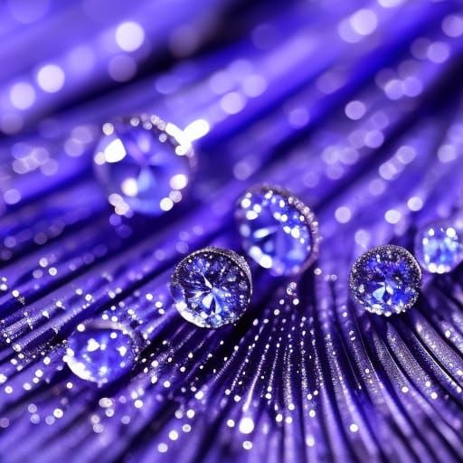 Tanzanite crystals