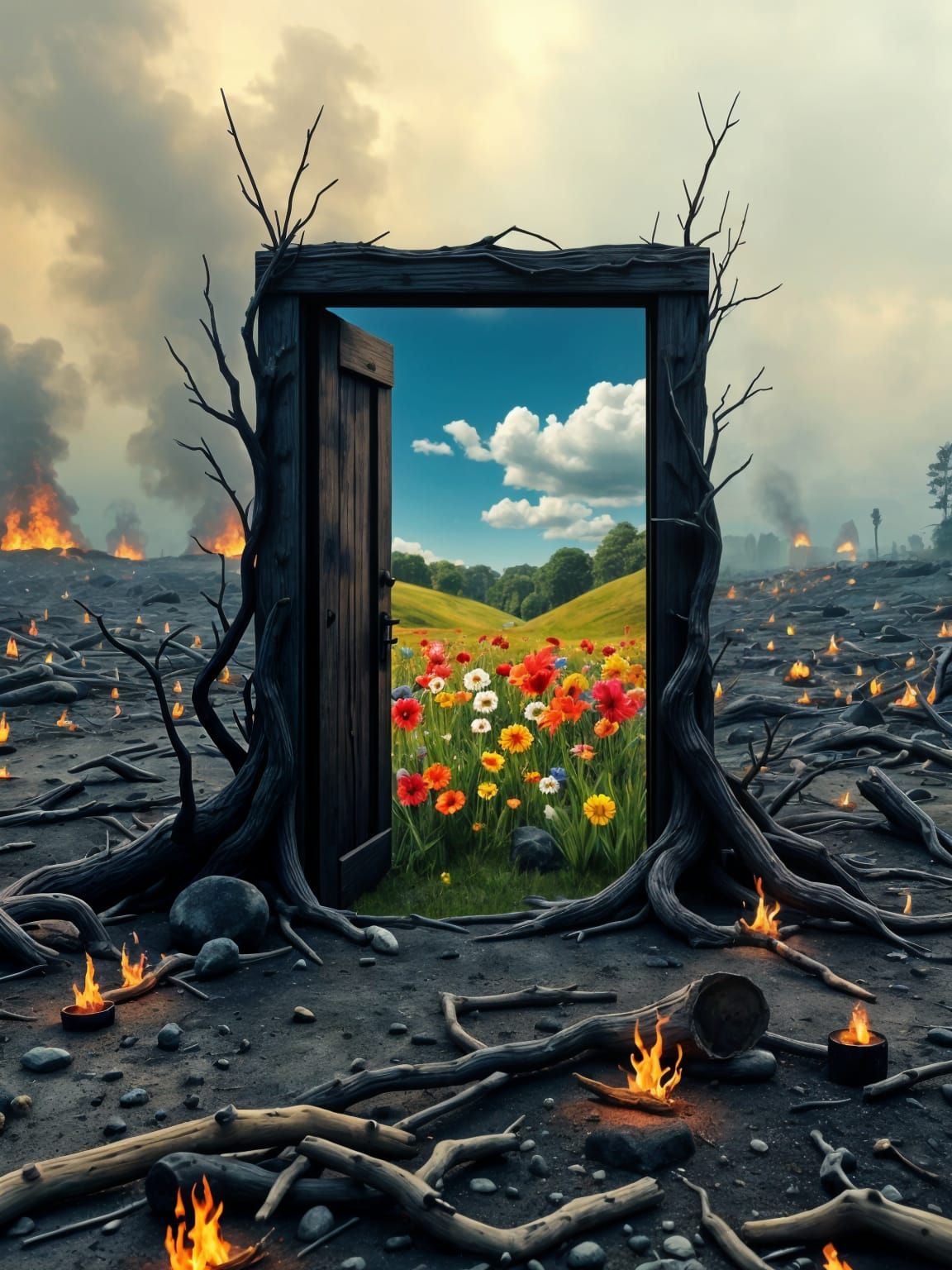 There is always a way through the darkness.  by @Nineve