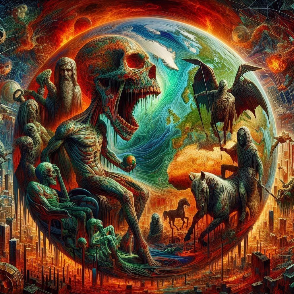 conquest, war, famine and death