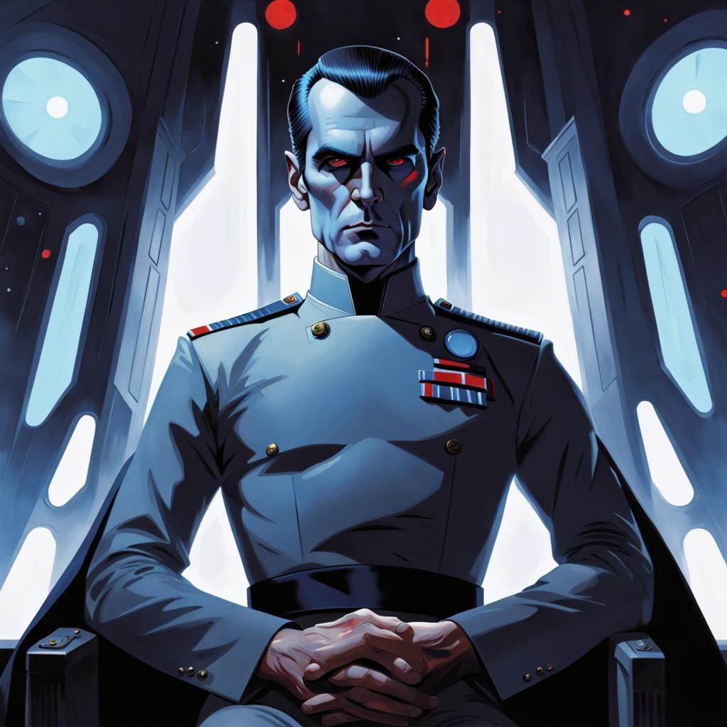 Grand Admiral Thrawn - AI Generated Artwork - NightCafe Creator