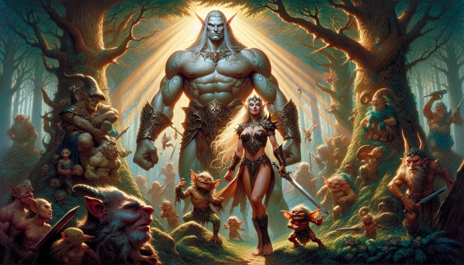 Elves vs the Goblins