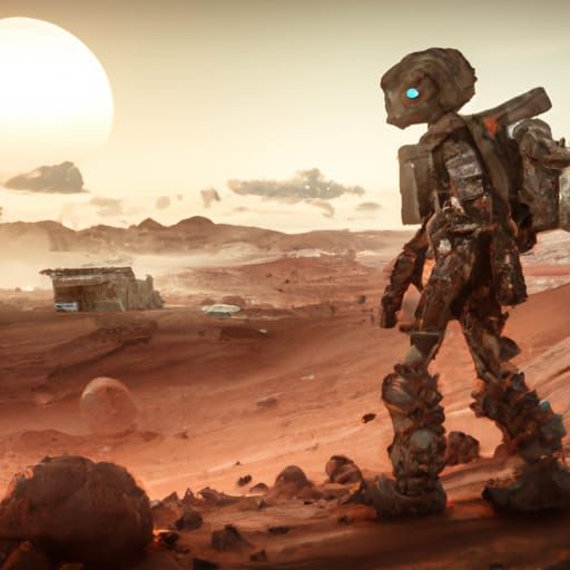 zombie on mars