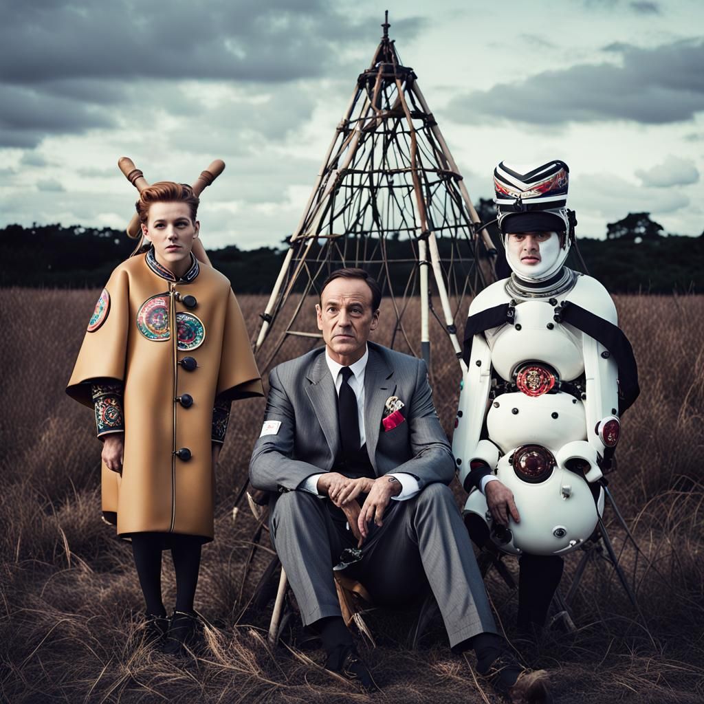 Surreal Earth Meets Worm Twins: Dadaist Photography