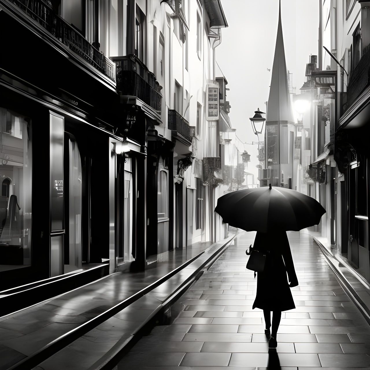 Evening Stroll On Main Street  by @Pisces Rising