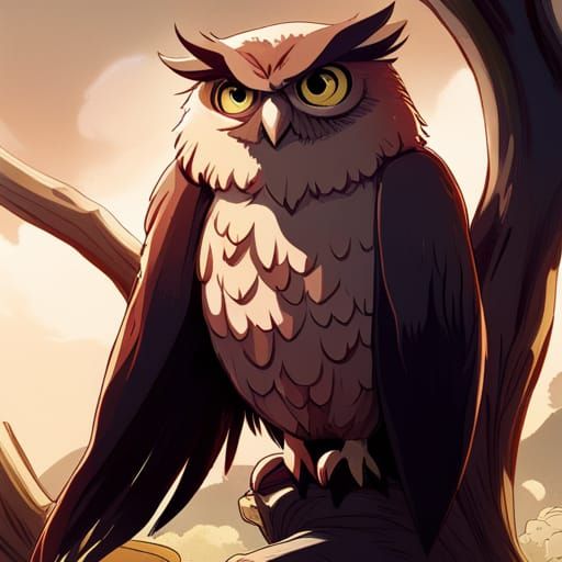 Owl Night Background Stock Illustration 2332641921 | Shutterstock