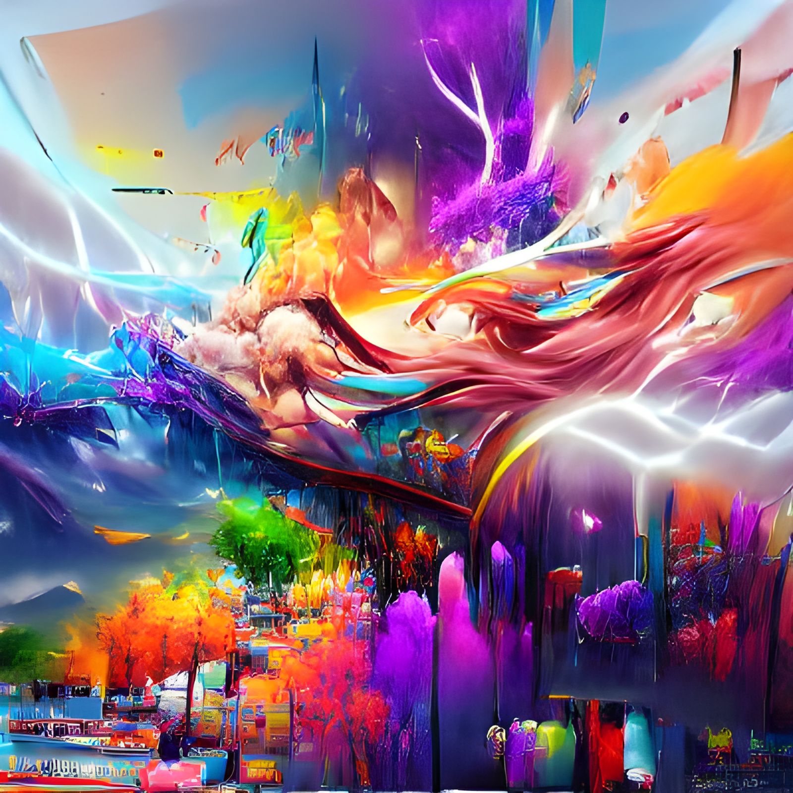 8k psychedelic resolution beautiful artwork colourful concep...