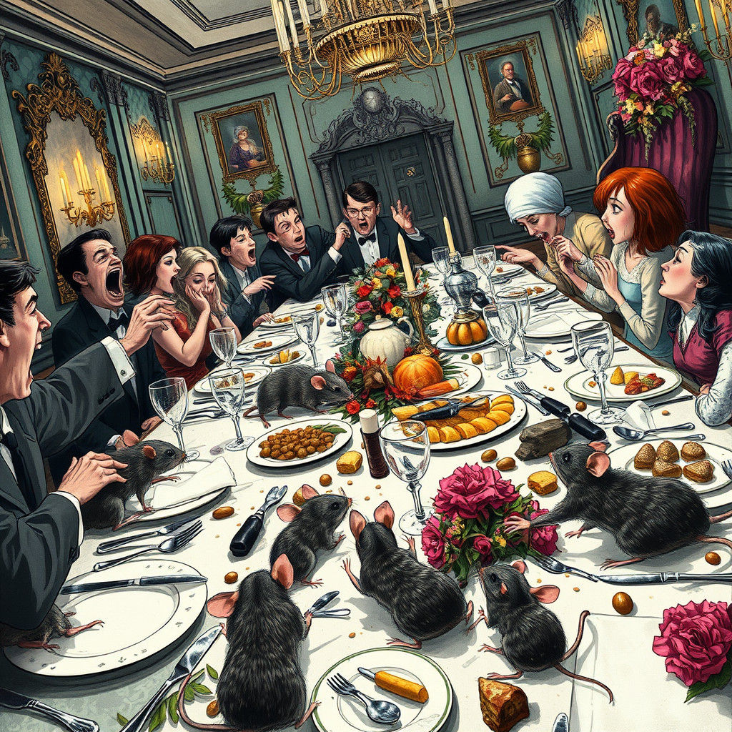 Dinner Gone Wrong  by @Lady Anne