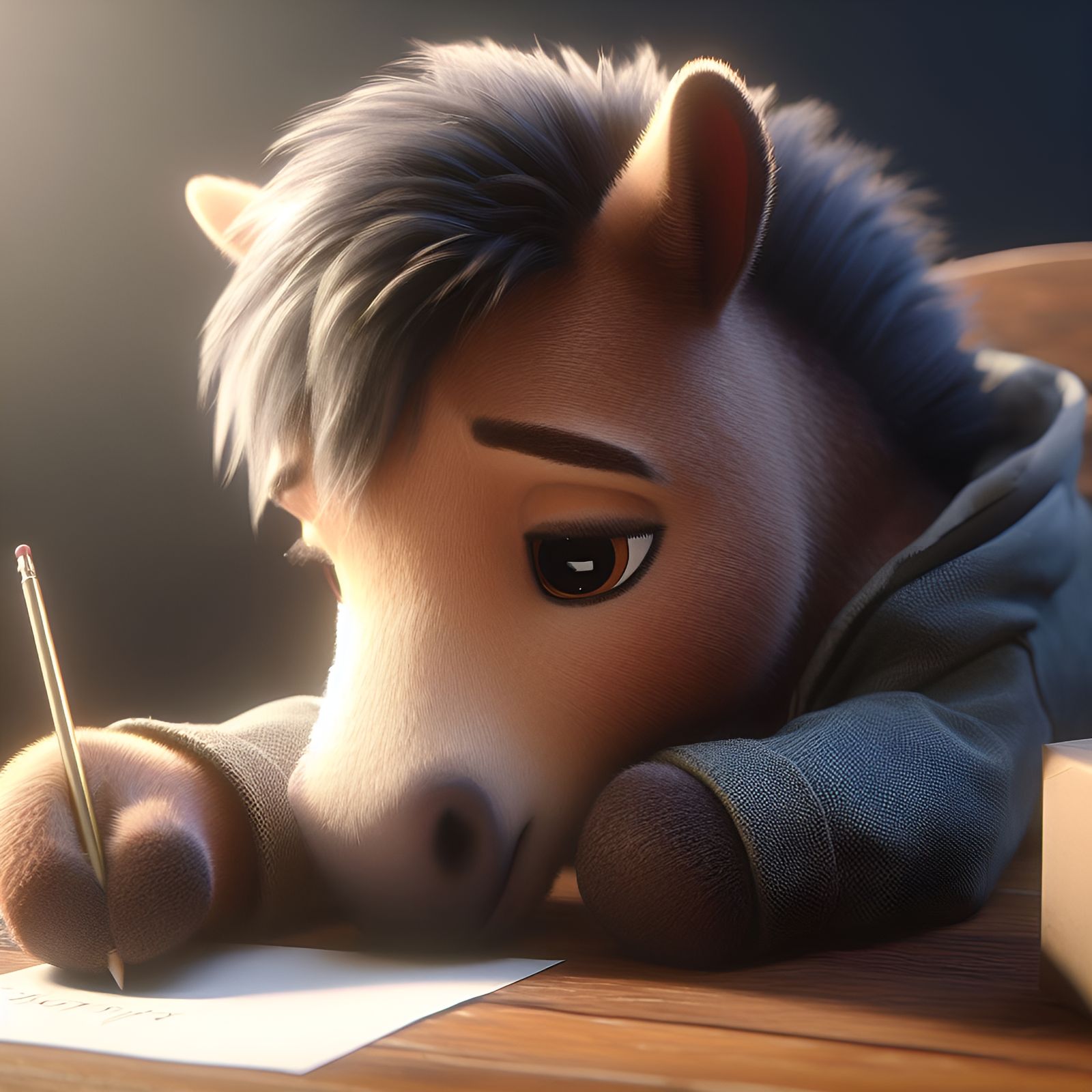 Horseback Writing
