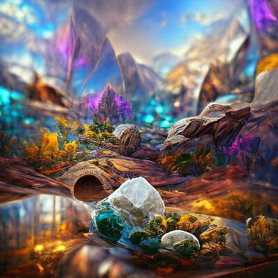 crystal landscape