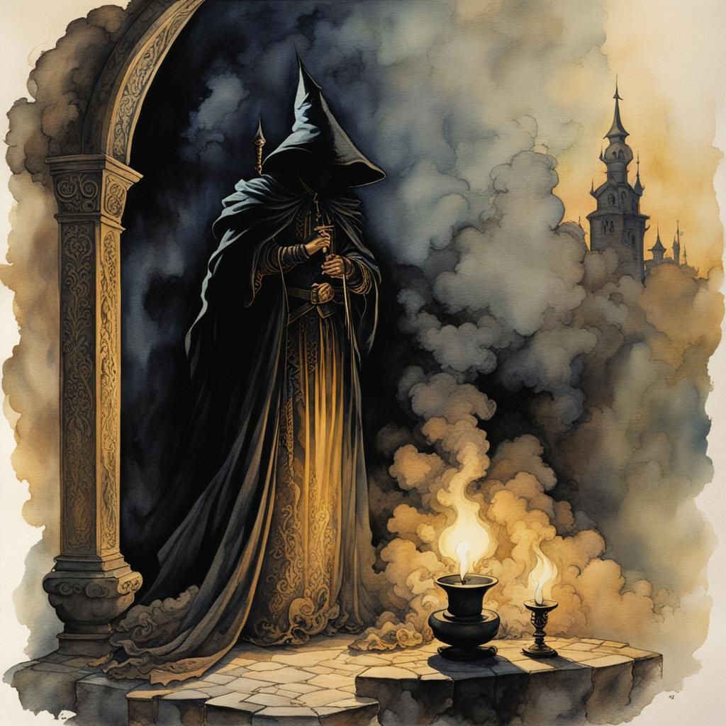 Smoke And The Shadows  by @Hesione