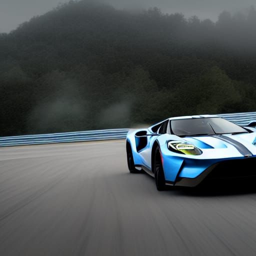 Ford gt driving