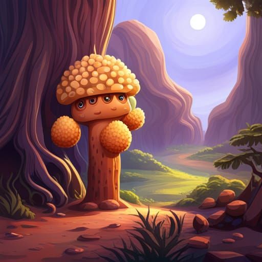 A cute character named Coco the Morel Mushroom in Object Sho...