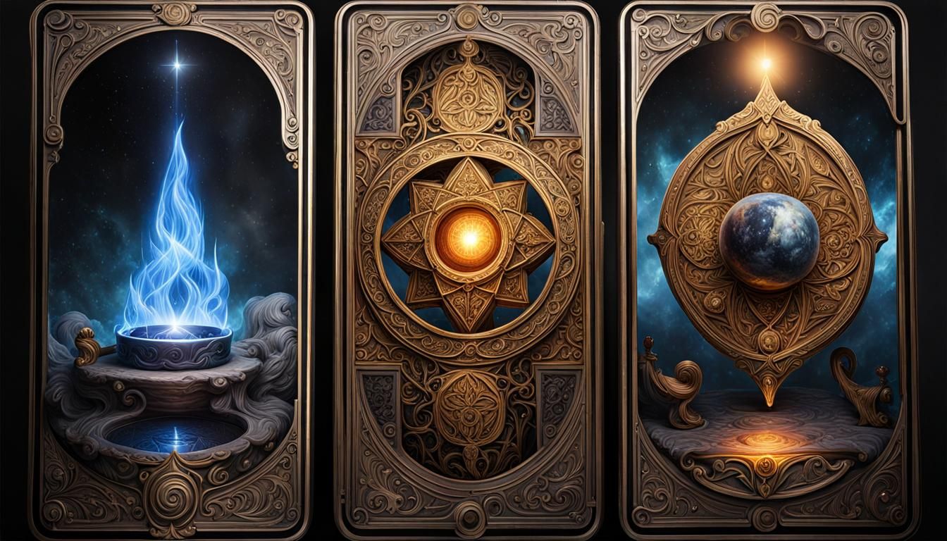 Blue fire, sun and earth  by @Jokavld