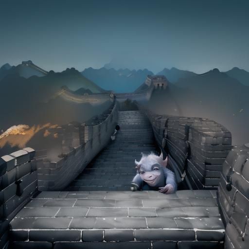 In (Sci-fi city of Dragon:45.7)(Thousand of trolls in bridge...
