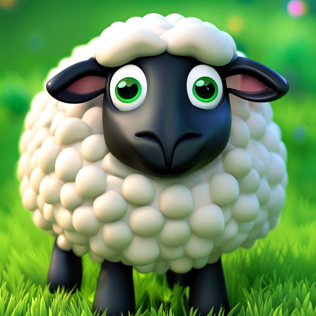 Am I a black sheep? 🐑 - AI Generated Artwork - NightCafe Creator