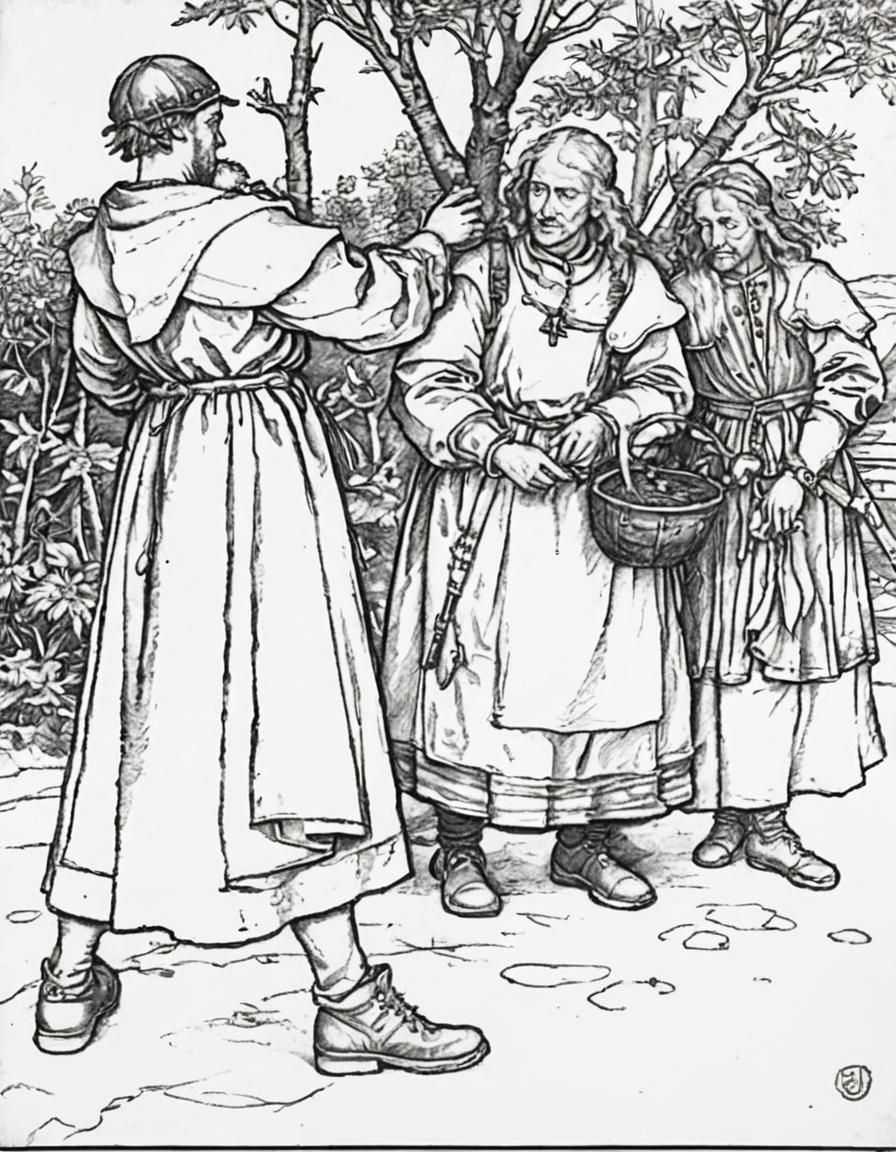 little john as a wandering friar