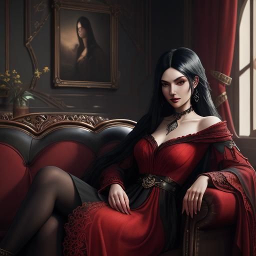 Miss Scarlett from Cluedo - Version 2