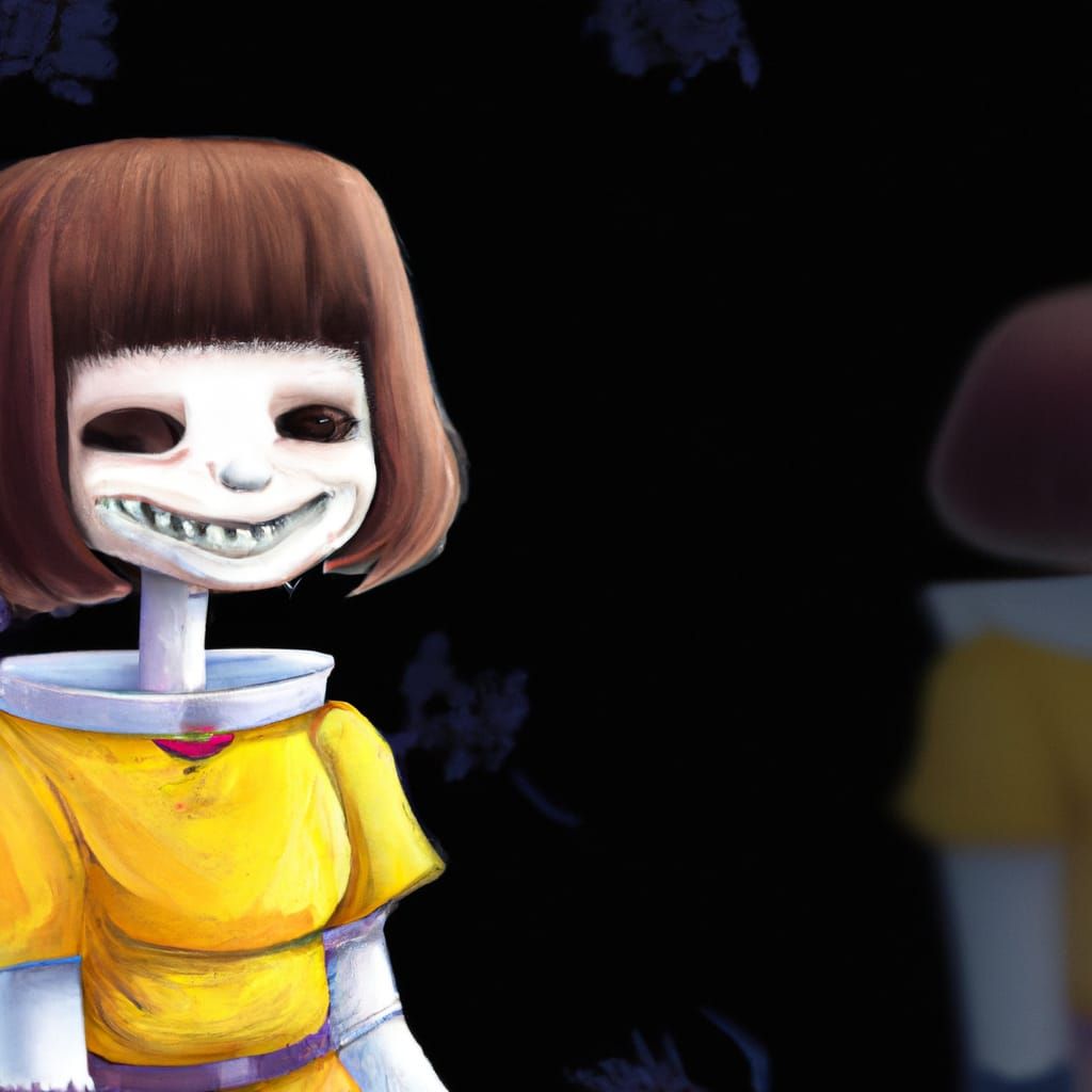 Undertale Chara ultra-realistic hyperdetailed meticulous photorealistic ...