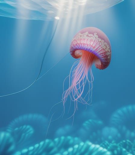 Jellyfish - AI Generated Artwork - NightCafe Creator