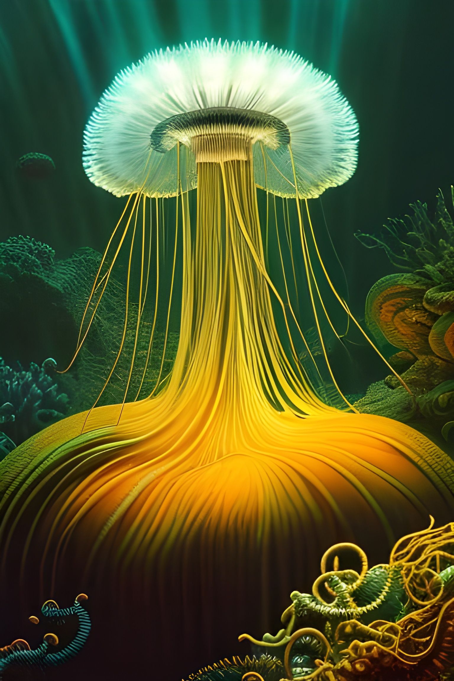 Dandelion Jellyfish  by @Babs