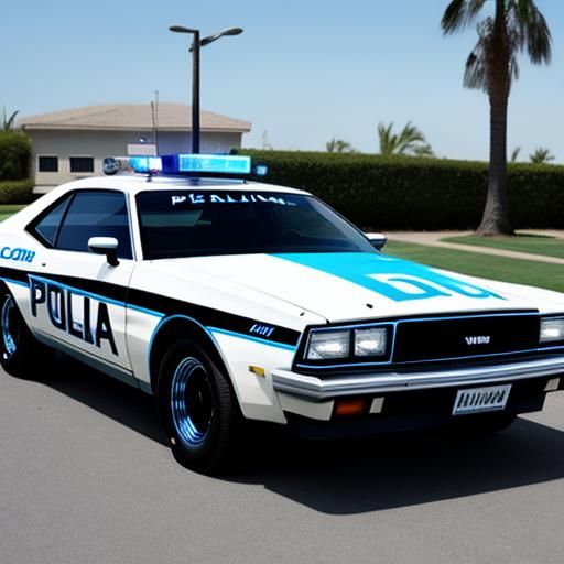 Deloreon police car