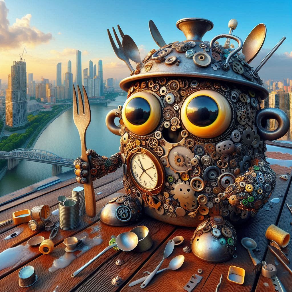 Cute Critter Made of Junk! #2