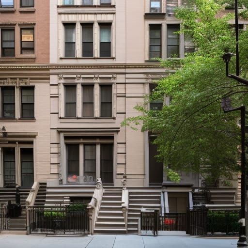 A nice town house in New York City