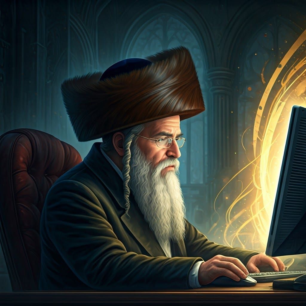 The Mystical Rabbi in Cyberpunk Hagiography