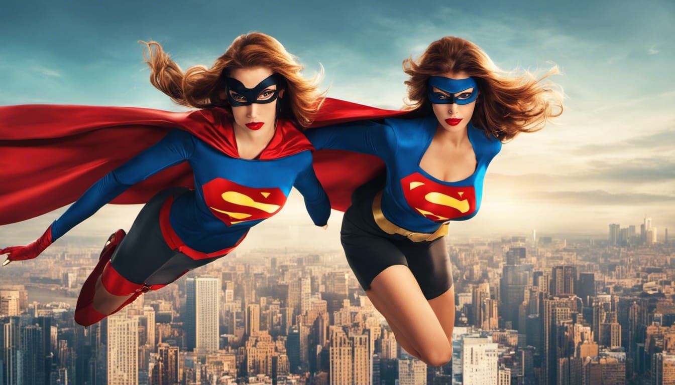 Supersisters AI Generated Artwork NightCafe Creator