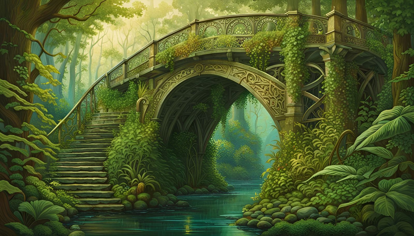 Forest Bridge   by @Pdg111