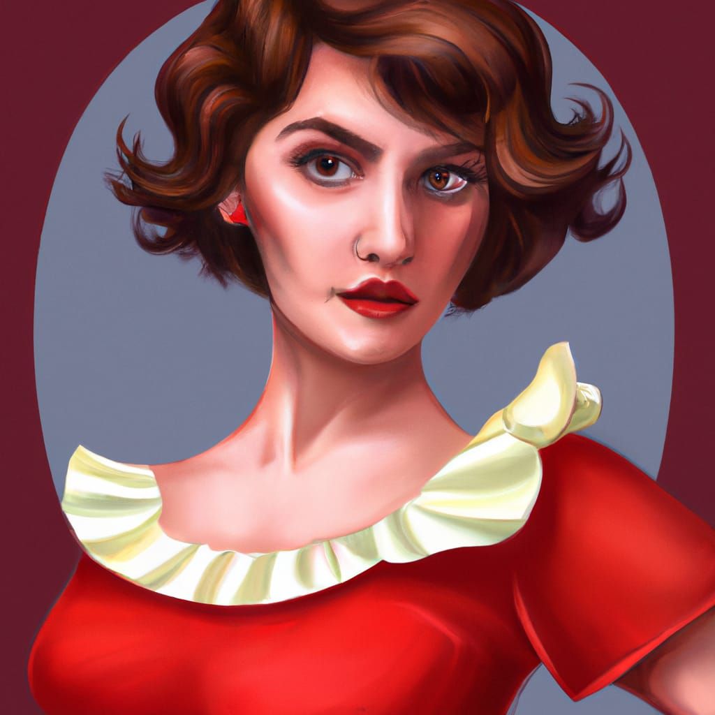 Bloberta Puppington from Moral Orel AI Generated Artwork NightCafe