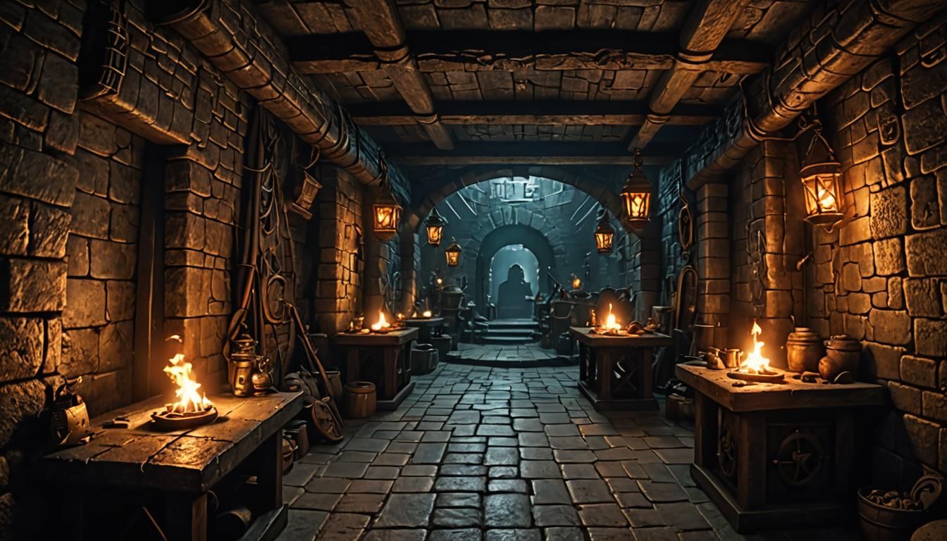 Dungeon Corridor 4