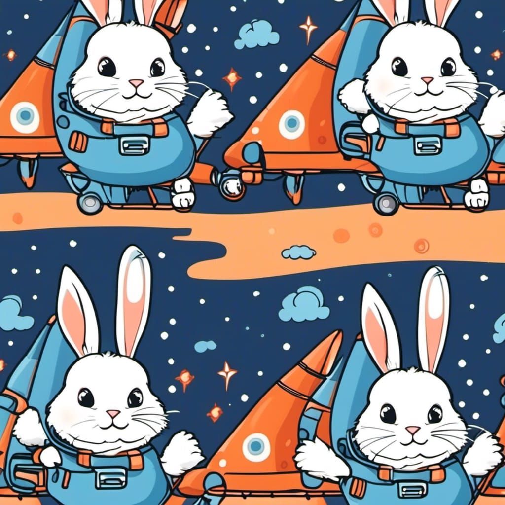 <lora:Cute cartoon:1.0> A cartoon rabbit rides on a rocket and tries his best to speed it up
Modern, concise, scientific...