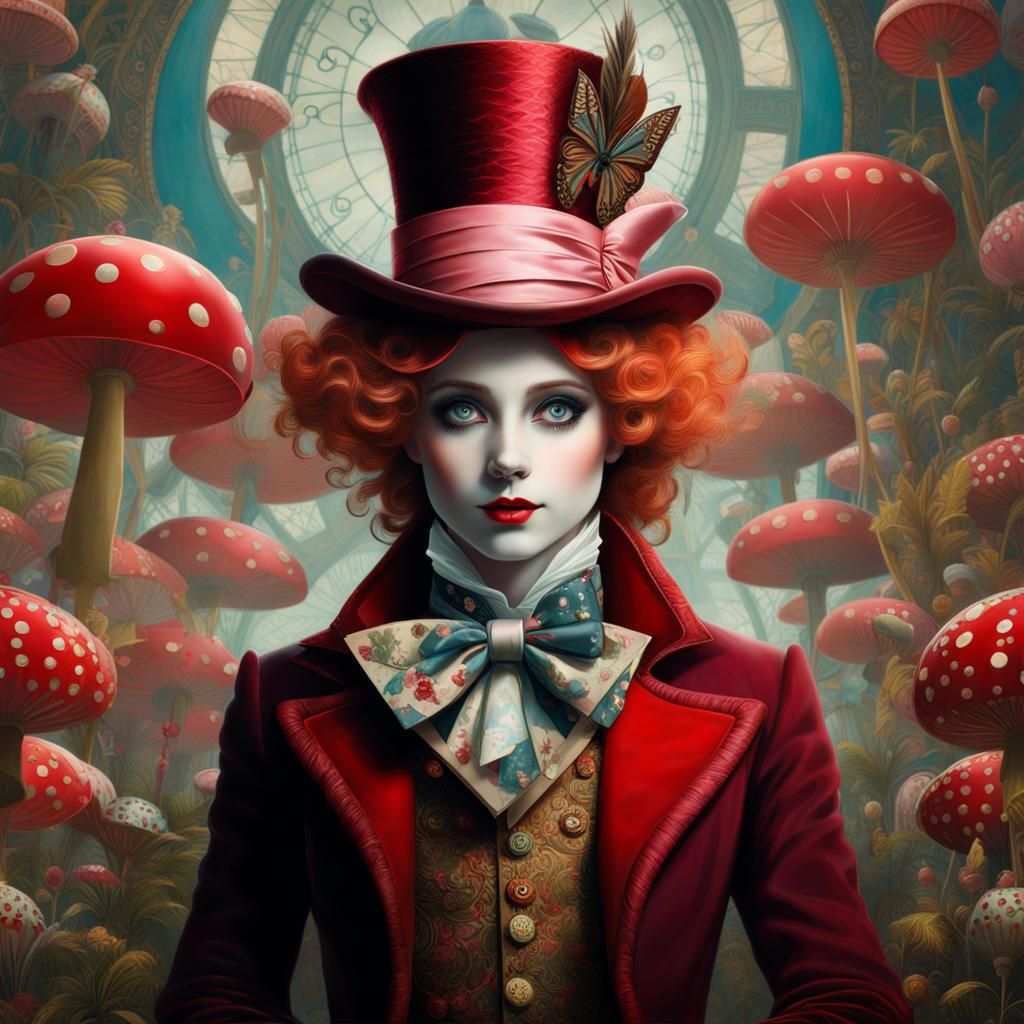 alice in wonderland inspired - AI Generated Artwork - NightCafe Creator