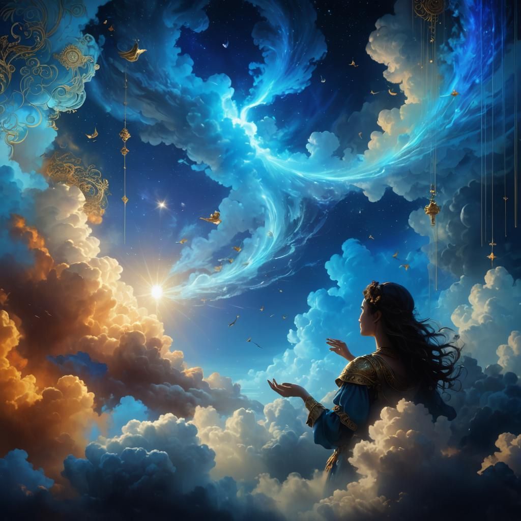 The cloud shepherdess...