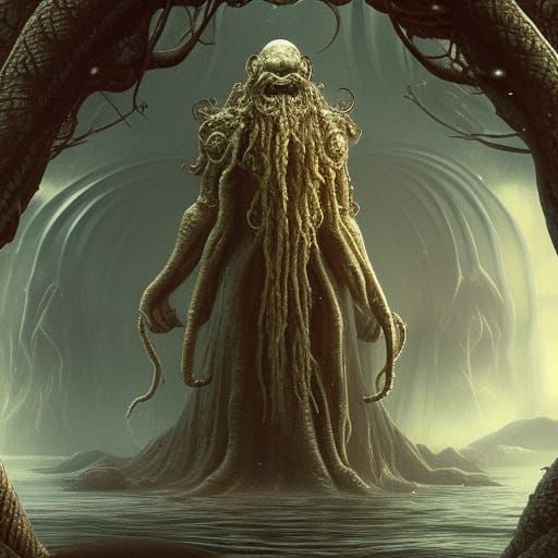 Cthulhu - Ai Generated Artwork - Nightcafe Creator